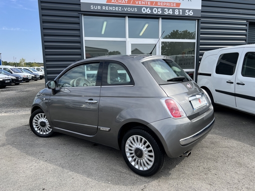 Fiat 500 1.2 69ch lounge 2010 - vue 3