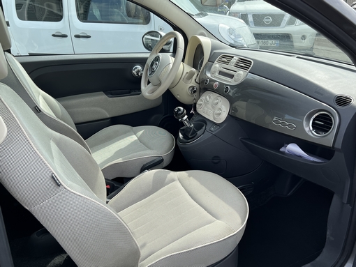 Fiat 500 1.2 69ch lounge 2010 - vue 8