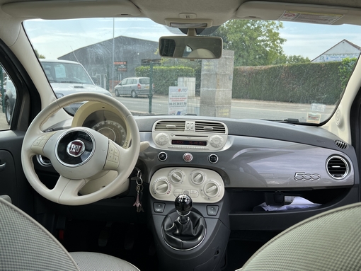 Fiat 500 1.2 69ch lounge 2010 - vue 11