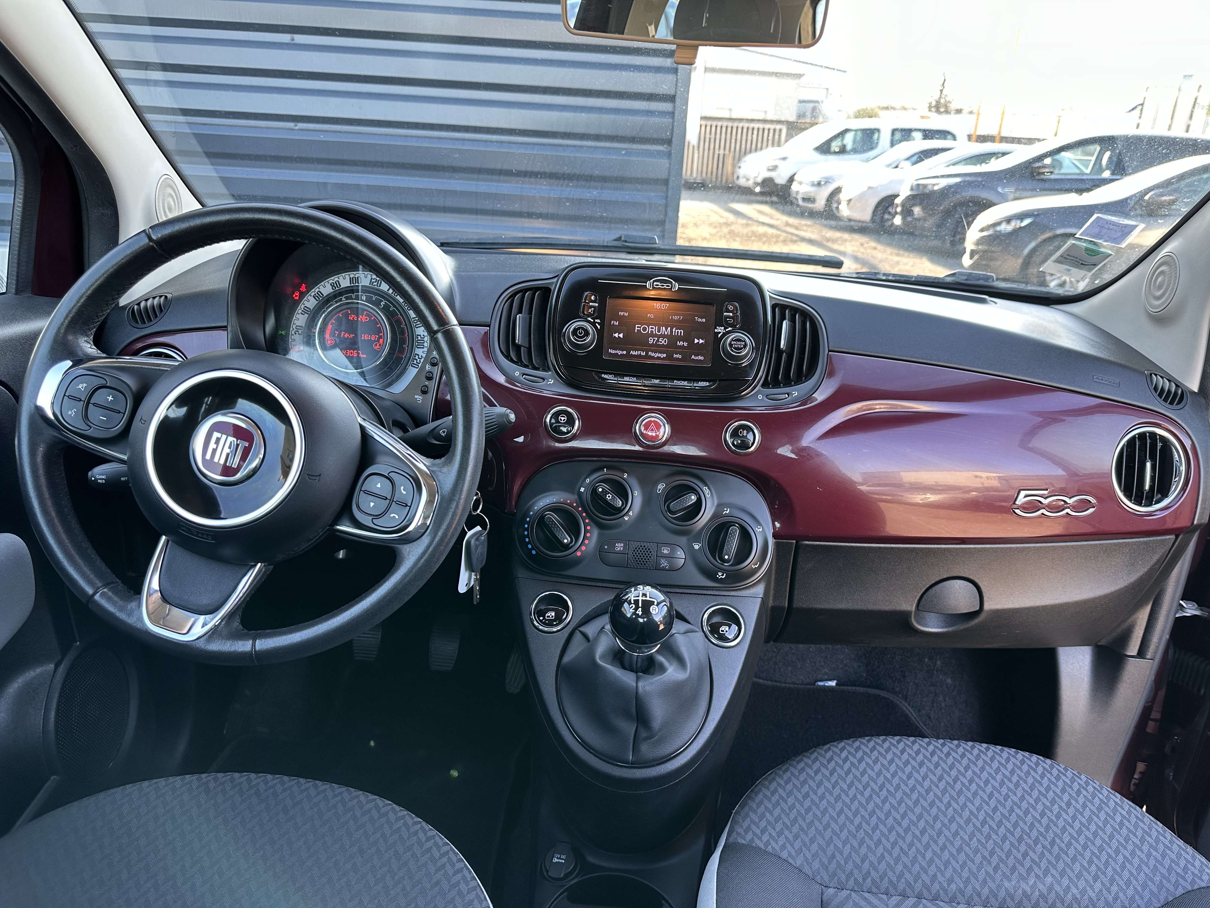 Fiat 500 1.2 69ch pop star 2016 - vue 10