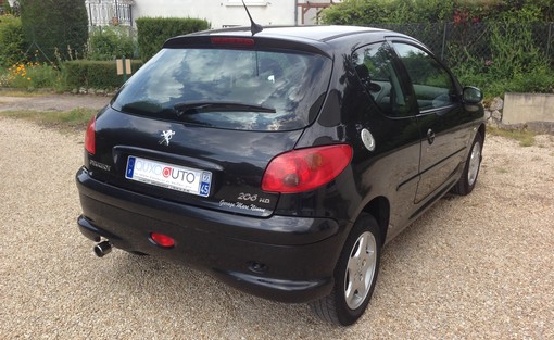 Peugeot 206 1.4Hdi 70 Ch Jbl 2006 - vue 3